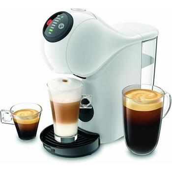 KRUPS капсульная кофемашина Genio S KP243110, 1500W, 15 бар, 0,8 л, белый, автоматическая (KP243110)