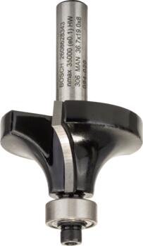 Noapaļošanas frēze HM R=12 mm, divpusējā, Rokas frēzēm, malu frēzēm NOAPAĻOŠANAS FRĒZE STANDARD FOR WOOD, 2608628343, BOSCH (2608628343)