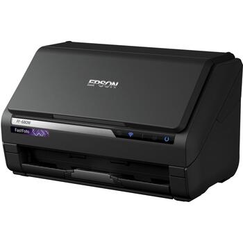 Epson Dokumentu skeneris FastFoto FF-680W B11B237401, 216 x 910 mm, 600 x 600 DPI, 100 loksnes, bezvadu, divpusēja skenēšana (B11B237401)
