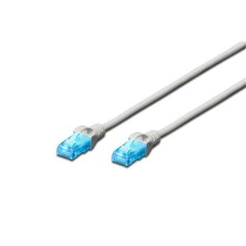 Digitus сетевой кабель DK-1512-100, 10 м, CAT 5e, U/UTP, RJ-45 8P8C, серый, PVC AWG 26/7 (DK-1512-100)