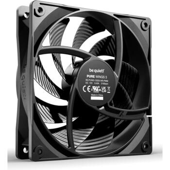 Be Quiet Datora korpuss ventilators Pure Wings 3 BL140, 120mm, 2100RPM, 101.2m³/h, 2.41mmH2O, 3 ventilatori (BL140)