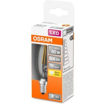 Osram Лампа 4058075434981, 6 Вт, 806 лм, 2700 K, E14, 15000 ч, 300°, без диммирования (4058075434981)