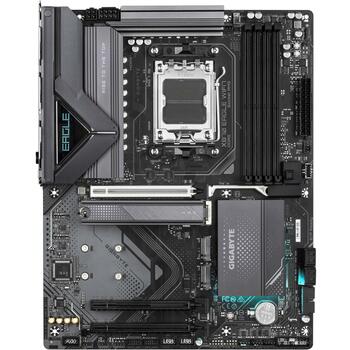 Gigabyte Mātesplate X870 EAGLE WIFI7 1.1, AMD Socket AM5, 14+2+2 fāzes VRM, 4 DIMM DDR5, 3 M.2, Wi-Fi 7, 2.5GbE LAN (X870 EAGLE WIFI7 1.1)