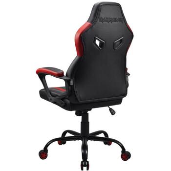 Subsonic Игровое кресло Iron Maiden SA5573-IM1, 12.5кг, 110-120см, черный, красный, регулируемая высота, подголовник, подлокотники (SA5573-IM1)