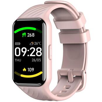 Blackview фитнес-браслет R10 R10PINK, 1,47 дюйма, 172 x 320 пикселей, 300 мАч, 20 дней, IP68, Bluetooth 5.2, Android/iOS, розовый (R10PINK)