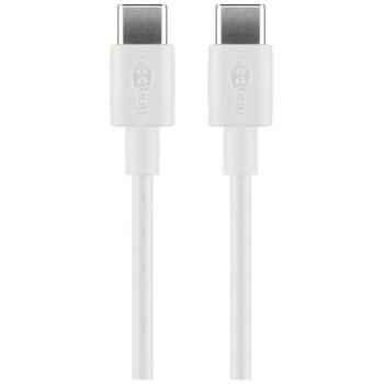 Goobay USB-C uzlādes un sinhronizācijas kabelis 51244, 2 m, 60W, 3 A, 480 Mbps, elastīgs, apaļš (51244)