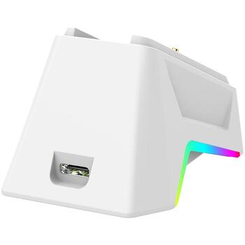 White Shark Мышь GAWAIN-W, 500mAh, 12000DPI, 56g, 5 кнопок, зарядка USB-C, Bluetooth 5.2, RF 2.4 GHz (GAWAIN-W)