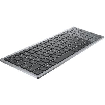 Dell Klaviatūra KB740 580-AKOX, Titan pelēka, Bluetooth 5.0, Multi-Device, 3 gadu apmaiņas serviss (580-AKOX)
