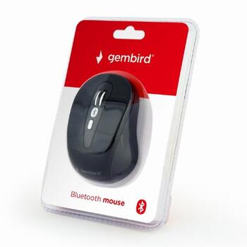 Gembird optiskā pele MUSWB-6B-01, Bluetooth 3.0, 6 pogas, 800/1200/1600 DPI, melna (MUSWB-6B-01)