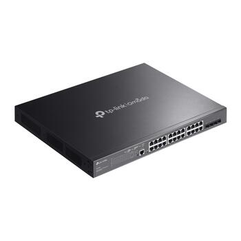 Omada 28-портовый гигабитный управляемый коммутатор L2+ с 24 PoE+ портами, TP-Link, SG3428MP, 24× 10/100/1000 Mbps RJ45 PoE+ порты, 4× гигабитные SFP слоты (SG3428MP)