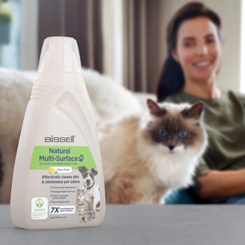 Dabīgais daudzvirsmu grīdu tīrīšanas līdzeklis mājdzīvnieku kopšanai Natural Multi Surface Pet Floor Cleaning Solution 1000 ml 3122 Bissell (3122)