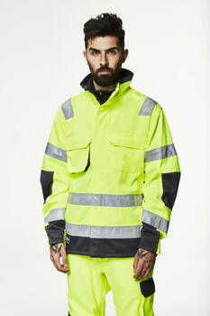 Helly Hansen Hi-vis jaka ALNA 77210_369-L, 0.937kg, 70% poliesteris, 30% kokvilna, CL3, YKK rāvējslēdzējs, krūšu kabatas (77210_369-L)