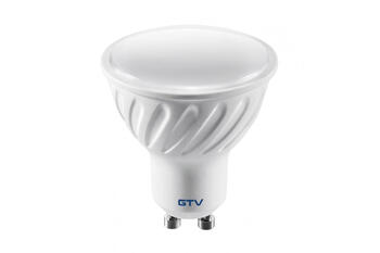 Gtv светодиодная лампа GU10 LD-PC7510-40, 7Вт, 550лм, 4000K, 120°, 50-60Гц, 180-250В, недиммируемая (LD-PC7510-40)