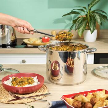 Russell Hobbs RH03800EU7 Classic Collection 24cm 9L Stockpot, Stainless Steel (RH03800EU7)