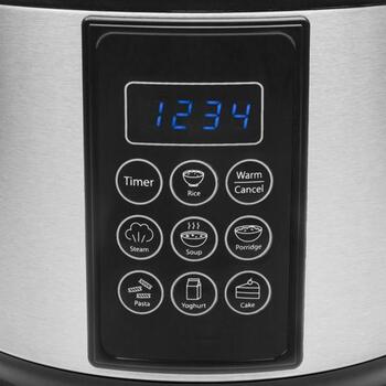 Tristar Multikookers RK-6132, 500 W, 1.5 L, 7 programmas, pelēks, nerūsējošā tērauda korpuss, siltuma uzturēšana (RK-6132)