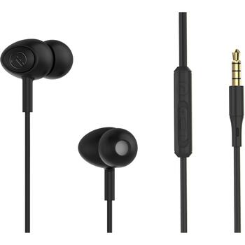 Tellur Провода наушники TLL162331, 1,2м, 16Ω, 20Hz-20KHz, 93db±3dB, с микрофоном, эргономичный дизайн (TLL162331)