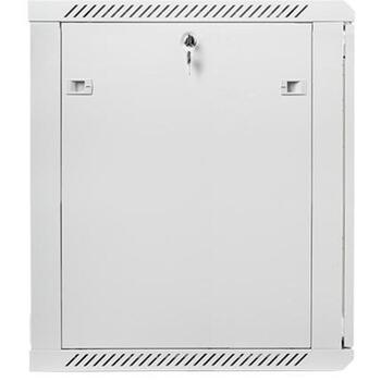 Lanberg настенный шкаф 19'' 15U WF01-6615-10S, 600x600mm, 60kg, IP20, стеклянная дверь, 2 вентиляционных отверстия (WF01-6615-10S)
