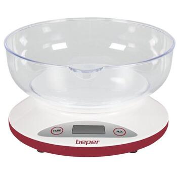 Beper Кухонные весы BP.802, 5кг, 1г, ЖК, функция тарирования, автоматическое отключение, чаша в комплекте (BP.802)