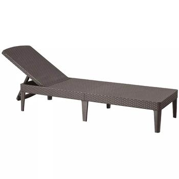 Keter Jaipur шезлонг 29205843587, бежевый, 187x58x29см, 110кг, 4 положения, складной, устойчив к УФ (29205843587)