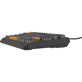 Genesis klaviatūra Thor 230 TKL NKG-2082, mehāniskā, Outemu Red, 87 taustiņi, RGB, USB Type-C, 1.6 m, Anchor Gray Negative (NKG-2082)