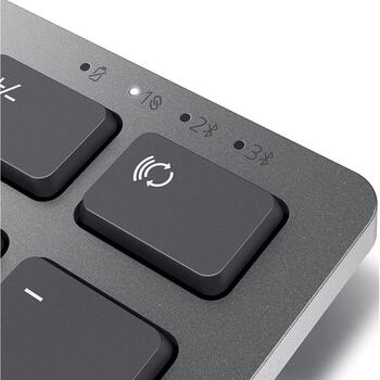 Dell Precision uzgaļu komplekts Pro Plus KM7321W 580-AJQJ_LT, 2.4 GHz, Bluetooth, 7 pogas, QWERTY, titāna pelēks (580-AJQJ_LT)