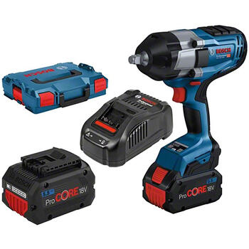 Akumulatora triecienatslēga GDS 18V-1000, LB 2x5.5PrC, 1880CV 06019J8303 BOSCH (06019J8303)