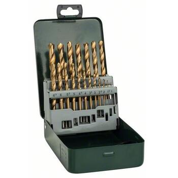 Metāla urbju komplekts HSS TIN Robust Line (19gab.) 2607019437 BOSCH (2607019437)