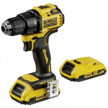 Аккумуляторная дрель-шуруповерт 18 В, 2 x 2 Ач DCD708D2T-QW DEWALT (DCD708D2T-QW)