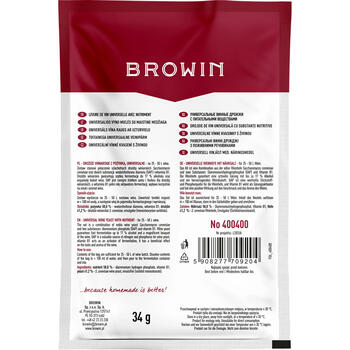 Browin стартер для ферментации вина 34g 400400, 34g, 50L, универсальный, в комплекте (400400)