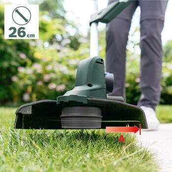 Триммер аккумуляторный 18В, UniversalGrassCut 18V-260, 2x2Ач, 260мм, 06008C1D05 BOSCH (06008C1D05)