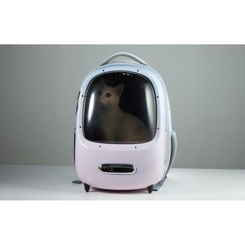 Petkit Рюкзак для домашних животных Breezy 2, P7704, 1.4кг, ABS, PC, ткань, 33x30x45см, эргономичный, вентиляция, освещение (P7704 Pink)