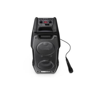Sharp Партийная колонка PS-931, 180 Вт, водонепроницаемая, Bluetooth, беспроводное соединение, портативная, черная (PS-931)