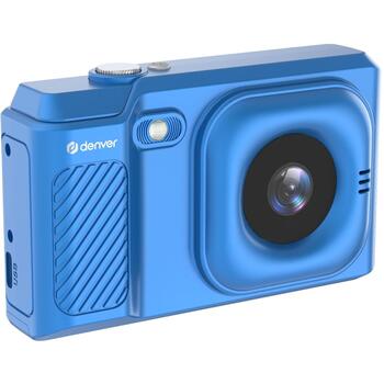 Denver Компактная камера DCA-4818 Blue 112170000020, 5MP, 2.8'' LCD, 1080P, 8x цифровое увеличение, USB-C, MicroSD до 64GB (112170000020)
