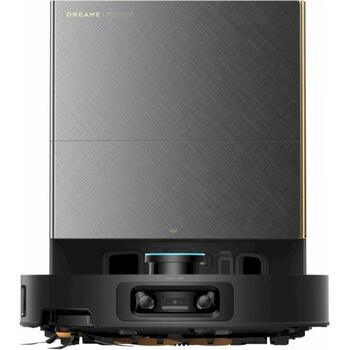 Dreame Пылесос-робот RLX86DE-BLACK, 4.7кг, 35см, 7.9см, 68дБ, 6400мАч, 3.2л, 4.2л, 35кПа, 180мин, 8.8см, HEPA, Голос, Смартфон (RLX86DE-BLACK)