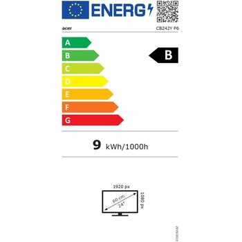 Acer LCD монитор CB242Y P6bipr, 24