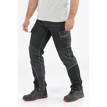 Yato Рабочие брюки YT-79444, XXL, 196-204 см, 98-102 см, 240 г/м², 64% полиэстер, 34% хлопок, 2% эластан, 9 карманов, молния (YT-79444)