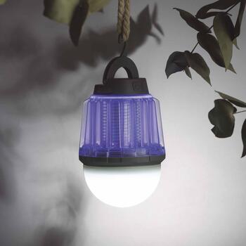 Jata Электрический уничтожитель насекомых MOST3546, 5W, USB, 50m2, IPX4, перезаряжаемый, LED 180lm, тихий (MOST3546)