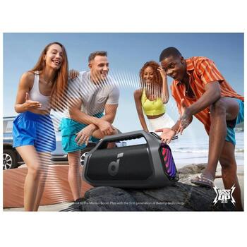 Anker Soundcore портативная колонка Boom 2 Plus A3134012, 140 Вт, 100 Вт, 40-20000 Гц, Bluetooth 5.3, 20 ч, водонепроницаемая (A3134012)