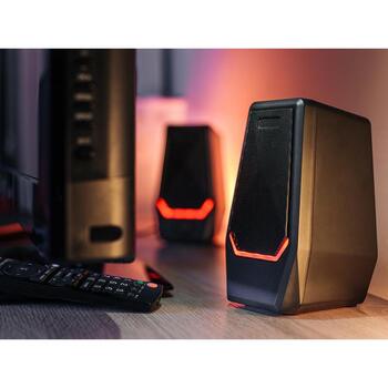 Tracer Компьютерные колонки TRAGLO47764, 6W, 20-20000Hz, 2.0 (Стерео), USB, RGB подсветка, проводное соединение (TRAGLO47764)