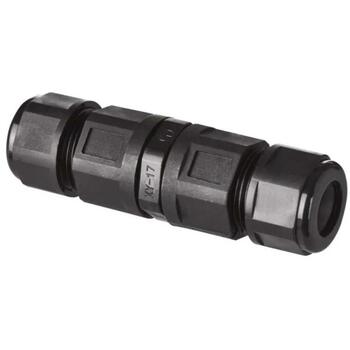 Emos Пластиковый кабельный соединитель ZS9020, 16A, 250V, 50/60Hz, IP68, черный, защита от мерцания, защита IK08 (ZS9020)