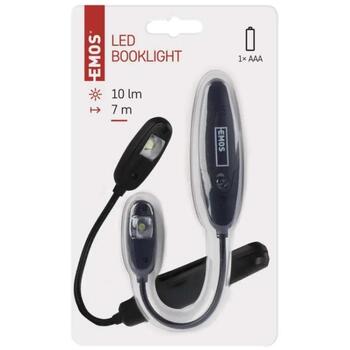 Emos LED лампа P3400, 10 lm, 1x AAA, 30 г, 259 × 20 × 25 мм, LED 100 %, LED 50 %, зажим (P3400)