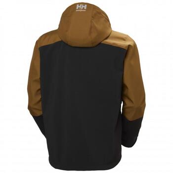 Helly Hansen Softshell куртка Oxford 74290_759-XL&HH, XL, коричневый/черный, 5000мм водонепроницаемость, 5000г/м²/24ч дышимость (74290_759-XL&HH)