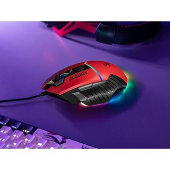 A4Tech Проводная игровая мышь Bloody W95MAX A4TMYS47257, 135mm, 210g, 10 кнопок, 1.8m, 100-12000 DPI, RGB подсветка (A4TMYS47257)