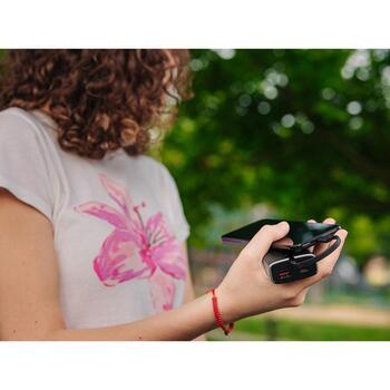 Tracer Lādētājs TRABAT47642, 10000 mAh, 22,5 W QC, 20 W PD, 1 x USB-A, 1 x USB-C, 3 uzlādes savienojumi, 4 šūnas (TRABAT47642)