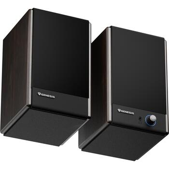 Genesis колонки Arsen 402BT NGS-2416, 60 Вт, 60 - 20000 Гц, 2.0 канала, Bluetooth 5.3, RCA, оптический, бронзовый (NGS-2416)