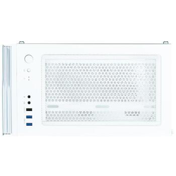 Zalman T4 Plus White Mini Tower Корпус ZM-T4 PLUS WHITE, 385x208x425mm, 3.9kg, mATX/Mini-ITX, 4xPCI, 1x120mm ARGB вентилятор (ZM-T4 PLUS WHITE)