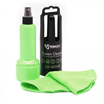 Sbox Очиститель экрана CS-5005G, 150ml, антистатический, биоразлагаемый, без алкоголя (CS-5005G)
