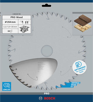 Galda zāģiem PRO WOOD CORDLESS RIPZĀĢA ASMENS BOSCH 2608837736 (2608837736)