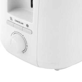 Jata Tosteris JETT1584, 1400 W, 2 maizītes, automātiska maizes centrēšana, atkausēšanas funkcija, izņemama drupaču paplāte (JETT1584)