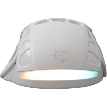 White Shark Datorspēļu pele Ector, ECTOR-W, 123mm, 75mm, 40mm, 65g, 7 pogas, 1.8m, 7200-12400 DPI, USB 2.0, RGB apgaismojums (ECTOR-W)
